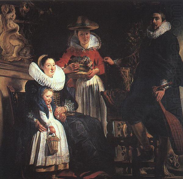 Jacob Jordaens The Painter's Family china oil painting image